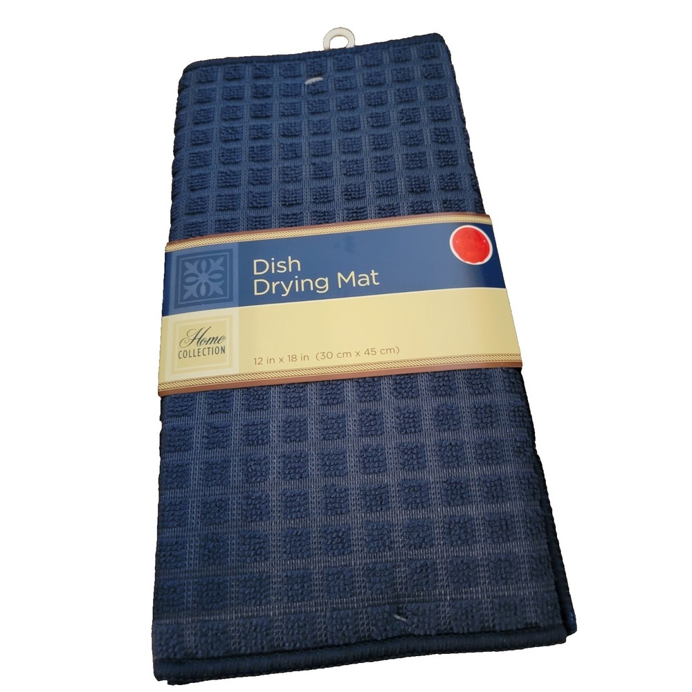 Home Collection‎ Dish Drying Mats Blue  12"x18"
